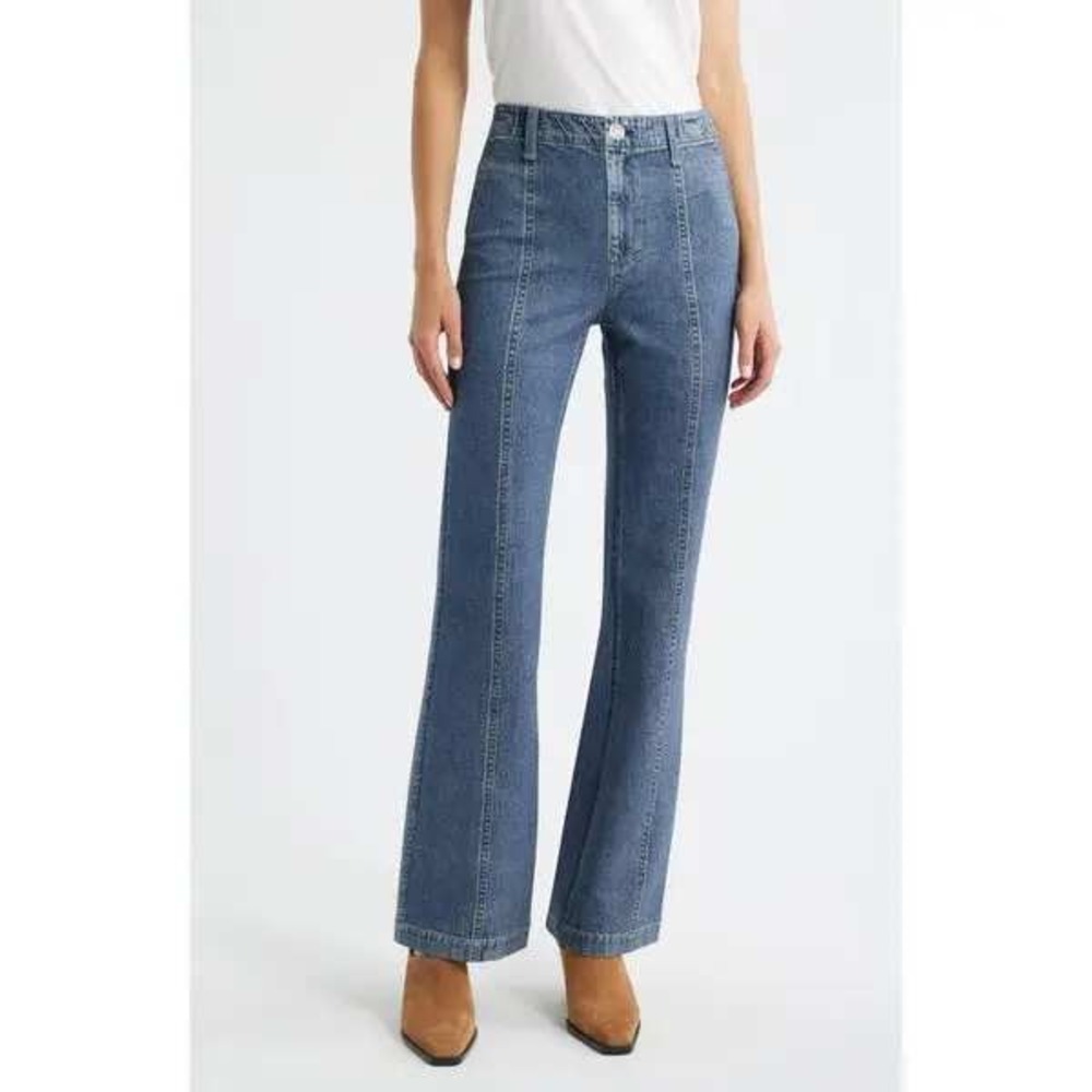 rag & bone Miramar Ponte Olivia Pull On Wide Leg Pants M Woodside
